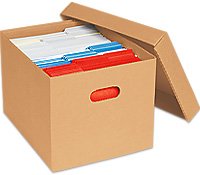 File Box (10-Pack) File Boxes with Lids (12" x10" x 15" )