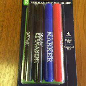Permanent Markers (4 Pack)